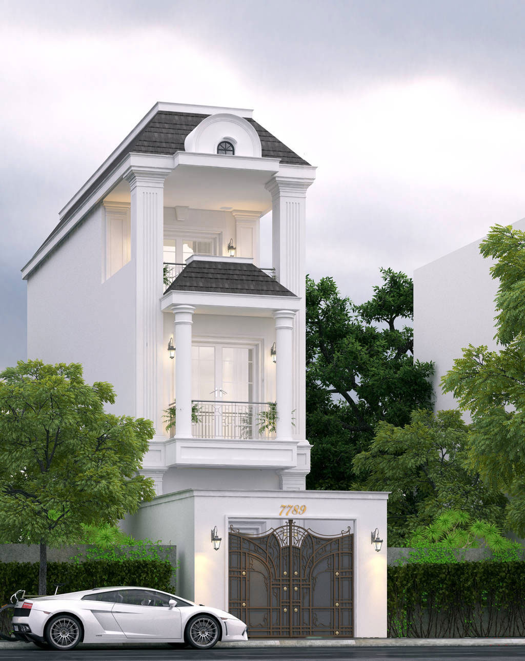 Mẫu nhà 3 tầng